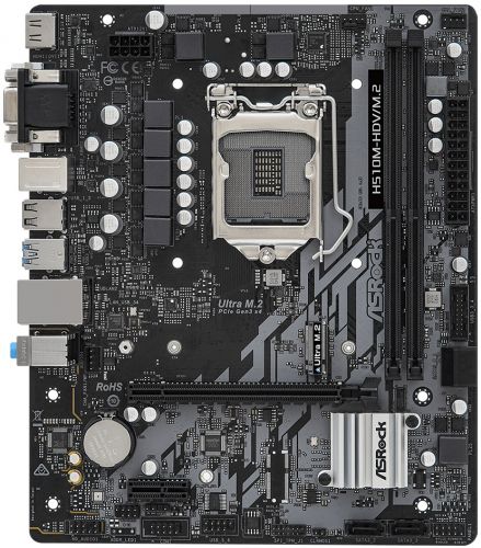 Материнская плата mATX ASRock H510M-HDV/M.2