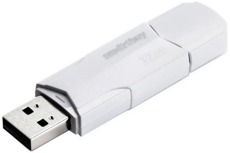 

Накопитель USB 3.1 32GB SmartBuy SB32GBCLU-W3 Clue series, белый, SB32GBCLU-W3