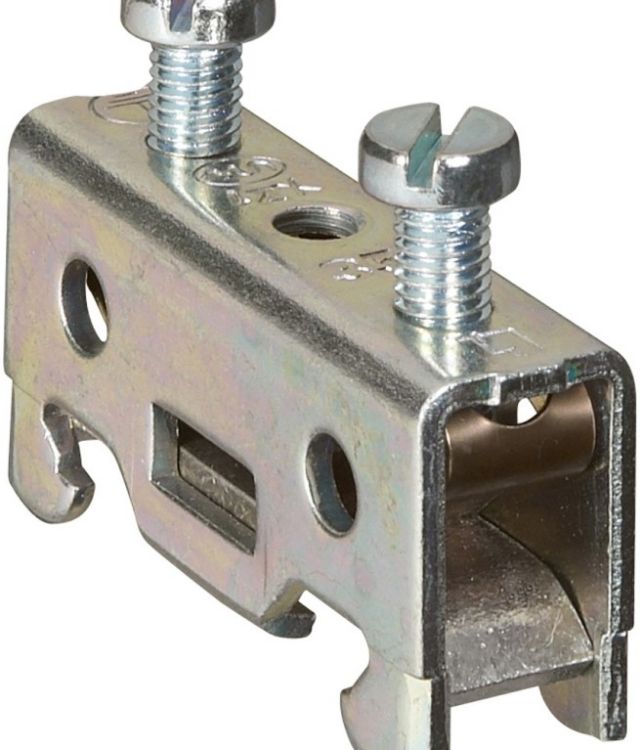 

Клемма винтовая Legrand 037176 Viking 3 - заземляющая, однополюсная, неизолированная, металлическое основание, шаг 15 мм, 037176