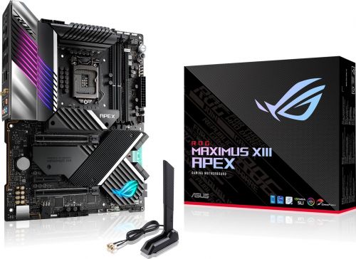 Материнская плата ATX ASUS ROG MAXIMUS XIII APEX (LGA1200, Z590, 2*DDR4(5333), 8*SATA 6G RAID, 4*M.2