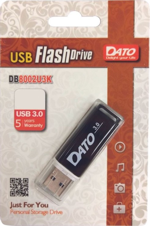 

Накопитель USB 3.0 64GB Dato DB8002U3K-64G черный, DB8002U3K-64G