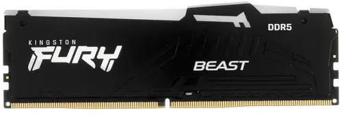 Модуль памяти DDR5 16GB Kingston FURY KF556C36BBEA-16 Beast Black RGB EXPO PC5-44800 5600MHz 1RX8 CL36 1.25V 288-pin 16Gbit