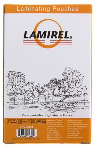 Пленка Fellowes LA-78665 для ламинирования Lamirel 54x86мм, 125мкм, 100шт