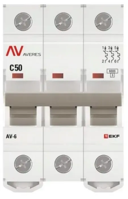 фото EKF mcb6-3-50C-av