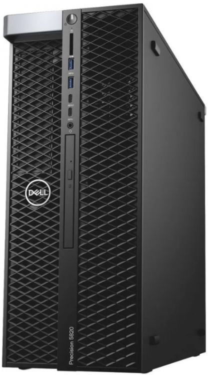 

Рабочая станция Dell Precision T5820 MT 1928594 Xeon W-2223/16GB/2TB HDD/512GB SSD/T1000 4GB/DVDRW/GbitEth/950W/мышь/Win11Pro/черный, Precision T5820 MT