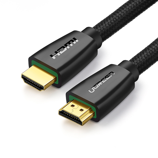 

Кабель интерфейсный HDMI-HDMI UGREEN 40408 M/M, 1 м, черный, 40408