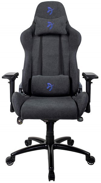 Кресло игровое Arozzi Verona Signature Soft Fabric blue logo цена и фото