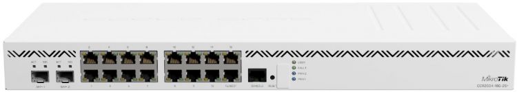 

Маршрутизатор Mikrotik CCR2004-16G-2S+ 16*1Gbit RJ45, 2*10Gbit SFP+, CCR2004-16G-2S+