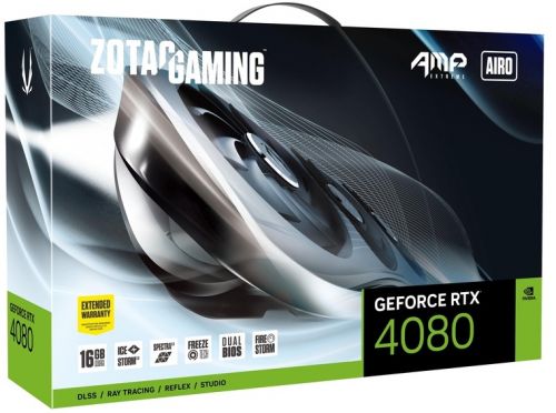 Видеокарта PCI-E Zotac GeForce RTX 4080 16GB AMP Extreme AIRO (ZT-D40810B-10P) GeForce RTX 4080 16GB AMP Extreme AIRO (ZT-D40810B-10P) - фото 6