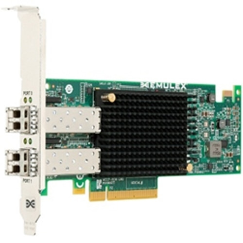 

Сетевой адаптер Dell Emulex LPe31002 540-BDHR Dual Port FC16 Fibre Channel HBA, PCIe Full Height, Customer Kit, V2 (including FC16 trancievers x 2), Emulex LPe31002