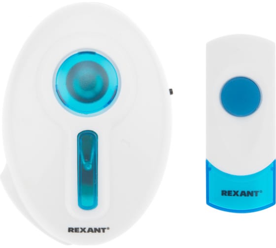 

Звонок Rexant 73-0060 беспроводной дверной 220 вольт кнопка IP 44 RX-6, 73-0060