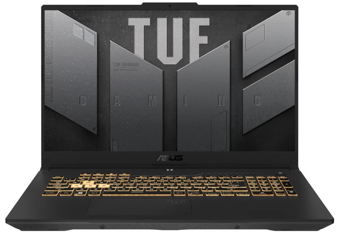 

Ноутбук ASUS TUF Gaming F17 FX707VI-LL055 90NR0FI5-M004J0 i7-13620H/16GB/1TB SSD/GeForce RTX 4070 8GB/17.3" IPS/WiFi/BT/cam/noOS/grey, TUF Gaming F17 FX707VI-LL055