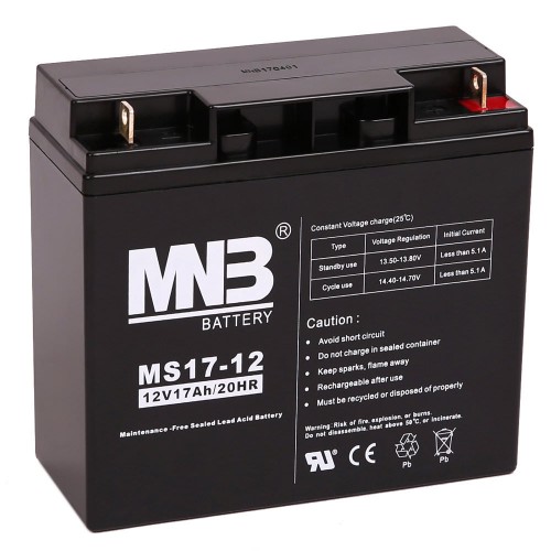 Батарея MNB MS17-12 12V, T1, 17Ач