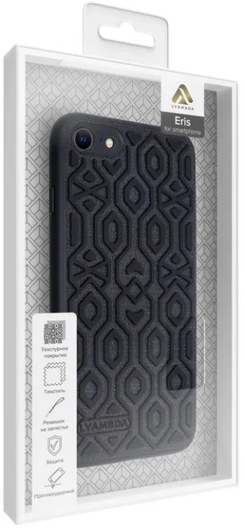 

Чехол Lyambda ERIS LA11-SE20-BK для iPhone 8/ iPhone SE 2020 black, ERIS