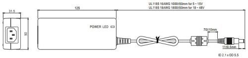 

Адаптер сетевой Mean Well GST40A12-P1J, GST40A12-P1J