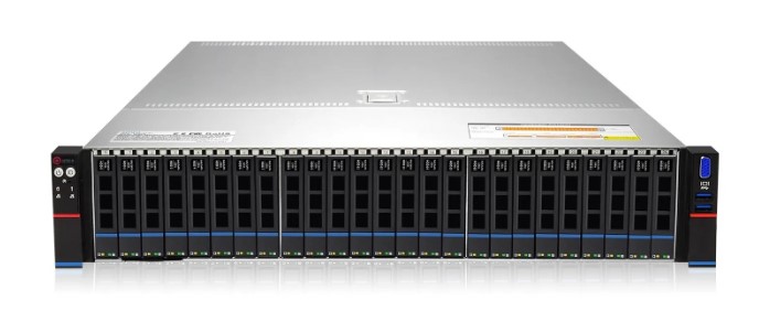 

Сервер 2U Rack QTECH QSRV-272502_10 25*SFF SAS\SATA, 2* Intel Xeon Gold 6326 1*IntelVROC RAID 0/1/10, 4* SSD 1920GB U.2 DWPD 1, 1* Riser 2/4U x8/x8/x8, QSRV-272502_10