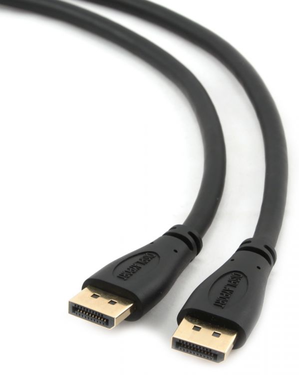 

Кабель интерфейсный DisplayPort Cablexpert CC-DP2-10 3м, v1.2, 20M/20M, черный, экран, пакет, CC-DP2-10