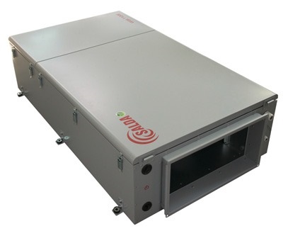 Приточная установка Salda VEGA 1100 E 1300 м³ в час, суперкомпактная с интегрированной автоматикой (пульт управления - опция)