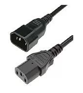 HP 10A, IEC320 -C14 to IEC 320-C13 cable 4.5 ft/1.37 m, x15