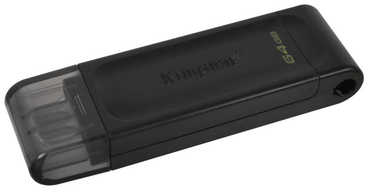 Накопитель USB 3.2 256GB Kingston DataTraveler DT70 DT70/256GB Type-C, Gen 1