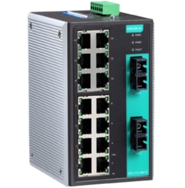 

Коммутатор MOXA EDS-316-SS-SC-80 Ethernet Switch 14 10/100BaseT(X) ports, 2 single mode SC ,100Base, 80Km, EDS-316-SS-SC-80