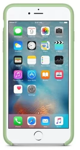 Apple iPhone 6S Plus Silicone Case Mint