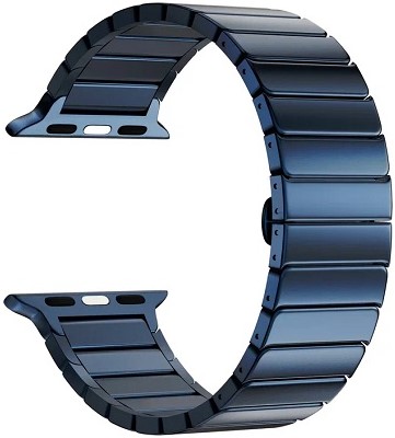 

Ремешок на руку Lyambda CANOPUS DS-APG-05-40-DB из нержавеющей стали для Apple Watch 38/40/41 mm dark blue, CANOPUS