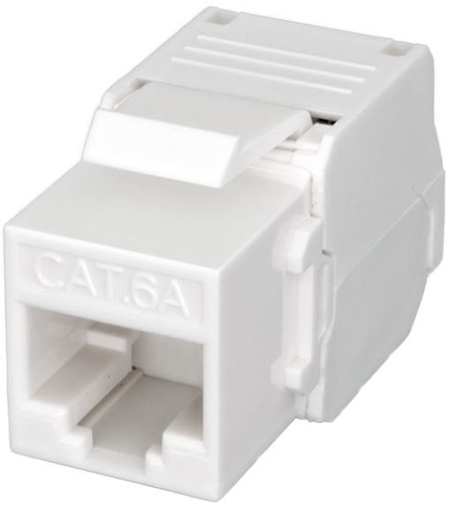 

Модуль SUPRLAN 10-0342 Keystone Jack 8P8C (RJ-45) UTP Cat.6 заделка без инструмента 180°, 10-0342