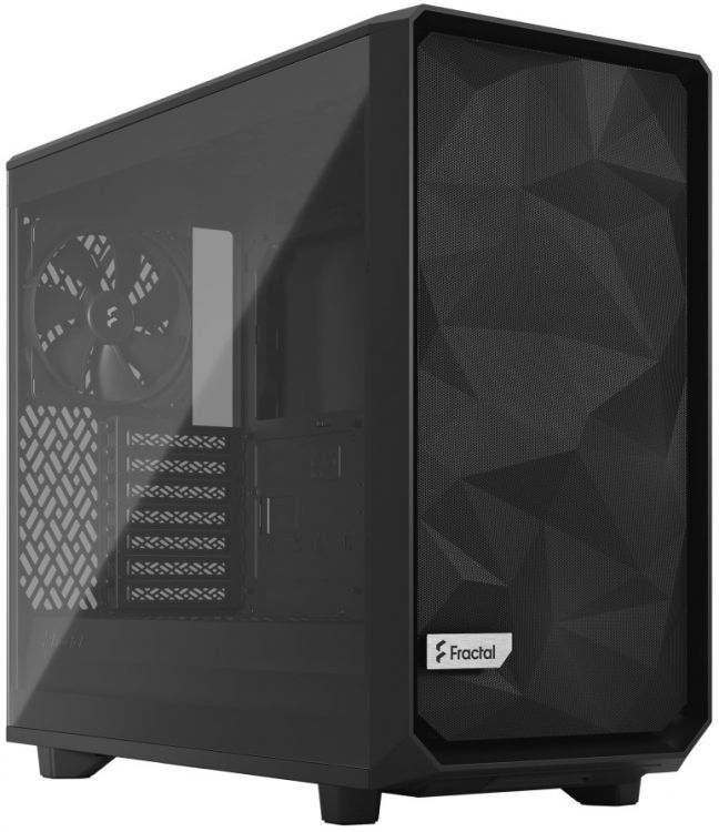 

Корпус eATX Fractal Design Meshify 2 Lite Black TG Light Tint чёрный, без БП, панель из закаленного стекла, 2xUSB 3.0, USB type-C, audio, Meshify 2 Lite Black TG Light Tint