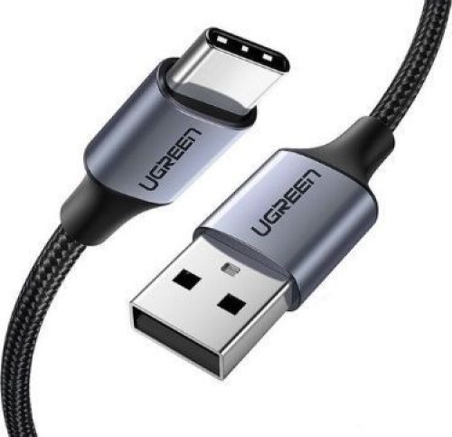 

Кабель UGREEN US288 60127_ USB-A 2.0/USB-C, Nickel Plating Aluminum Braid, 1.5м, black, US288