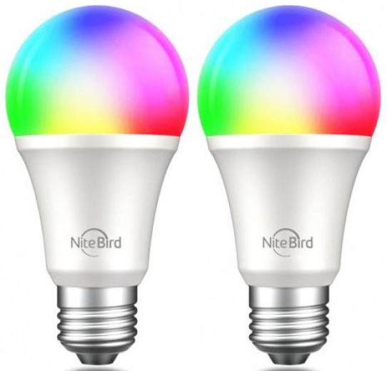 Лампа NiteBird WB4-2 pcs/pack умная, 2 шт., цвет мульти цена и фото
