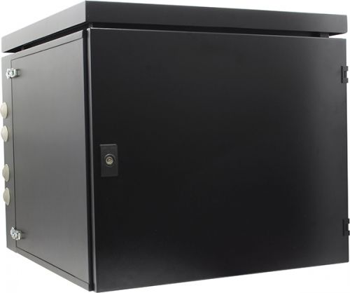 Шкаф настенный 19, 9U NT WALLBOX IP55 9-66 B 189258 пылевлагозащищенный, черный, 600*660, дверь цельнометалл.