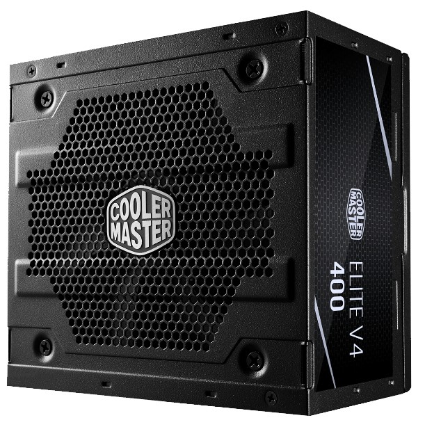 

Блок питания ATX Cooler Master Elite V4 400W, Active PFC, 120mm fan, 80 PLUS White, non modular, Elite V4