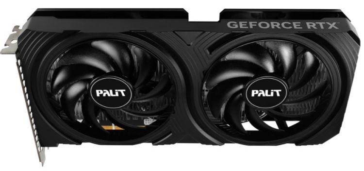 Видеокарта PCI-E Palit GeForce RTX 4060 Infinity 2 (NE64060019P1-1070L) 8GB GDDR6 128bit 5nm 1830/17000MHz 3*DP/HDMI