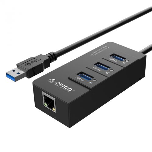 Концентратор USB 3.0 Orico HR01-U3-BK