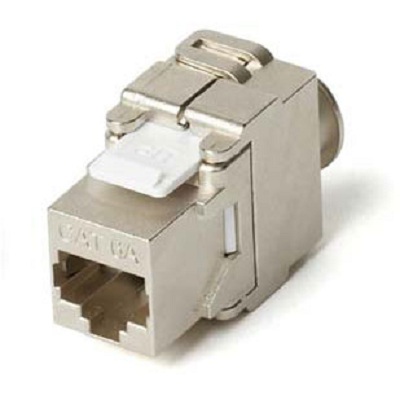 

Вставка Keystone RJ45 UTP Hyperline KJNE-8P8C-C6A-90-SH-F-WH, KJNE-8P8C-C6A-90-SH-F-WH