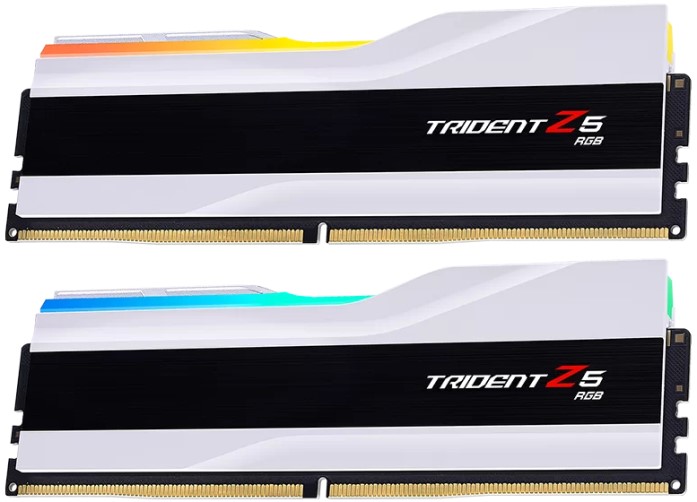 

Модуль памяти DDR5 32GB (2*16GB) G.Skill F5-6000J3238F16GX2-TZ5RW TRIDENT Z5 RGB PC5-48000 6000MHz CL32 1.35V white, F5-6000J3238F16GX2-TZ5RW