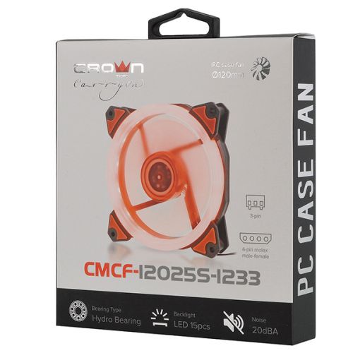 Вентилятор для корпуса Crown CMCF-12025S-1233