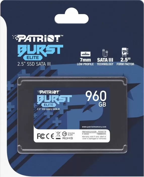 фото Patriot Memory PBE960GS25SSDR