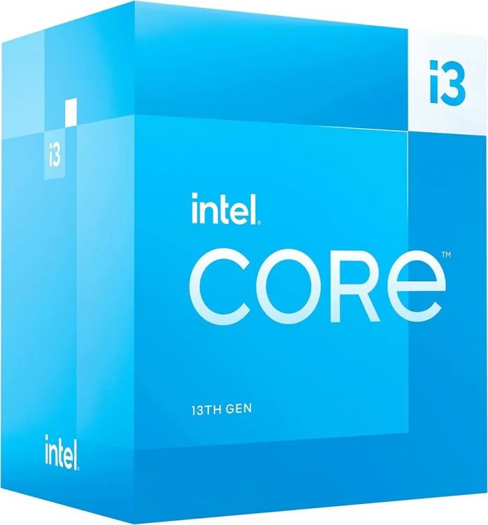 

Процессор Intel Core i3-13100 BX8071513100 Raptor Lake 4C/8T 3.4-4.5GHz (LGA1700, L3 12MB, UHD Graphics 730 1.5GHz, 10nm, 60W TDP) BOX, Core i3-13100