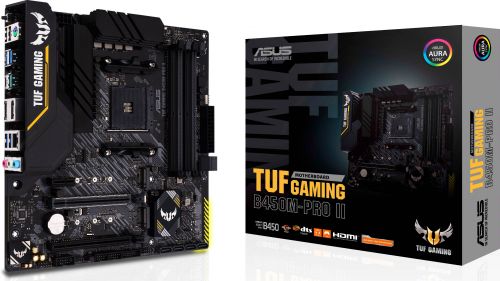 Материнская плата mATX ASUS TUF GAMING B450M-PRO II 90MB1610-M0EAY0 (AM4, AMD B450, 4*DDR4(4400), 4*