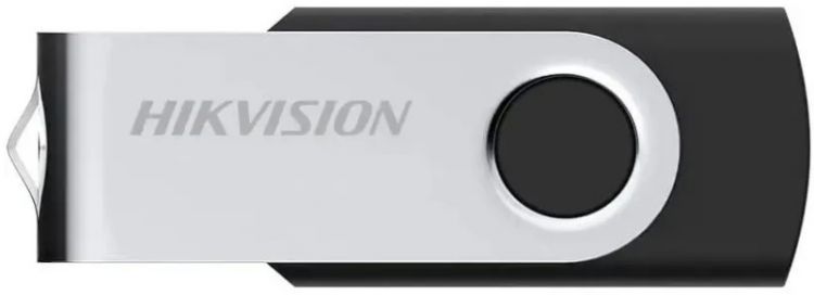 

Накопитель USB 2.0 64GB HIKVISION HS-USB-M200S/64G M200, брелок для переноса данных, серебристый/чёрный, HS-USB-M200S/64G