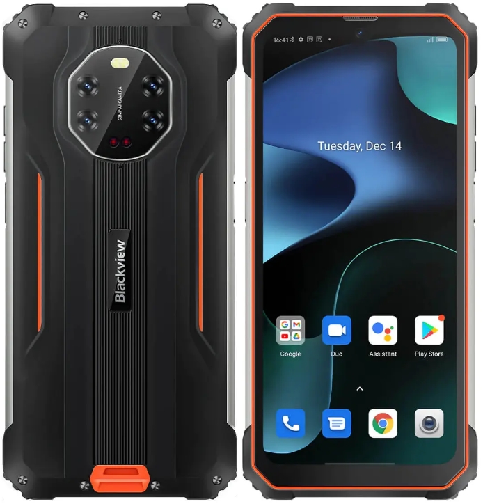 

Смартфон Blackview BV8800 orange, 8GB/128GB, 3G,4G, WiFi, 6.58", 1080*2408, BV8800