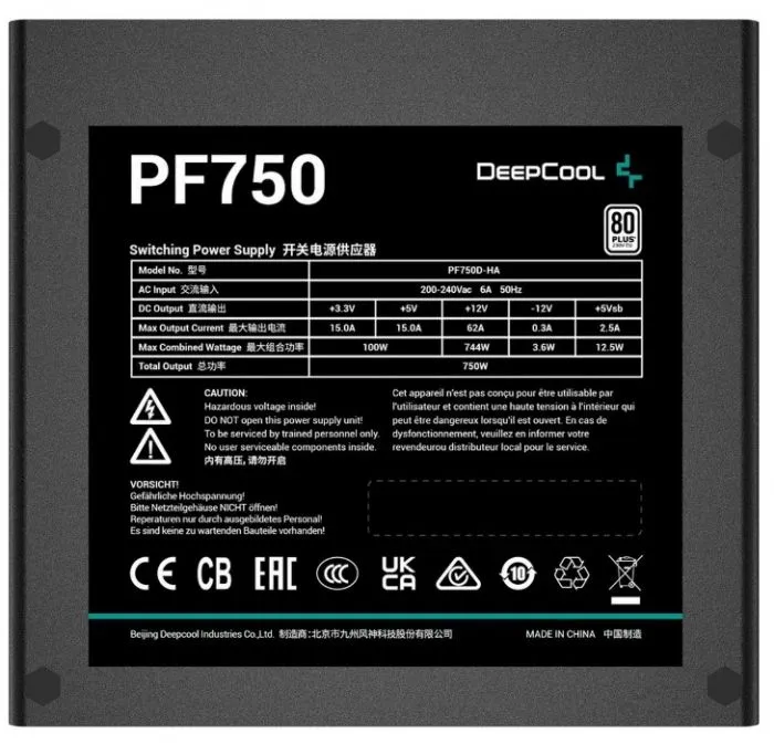 фото Deepcool R-PF750D-HA0B-WDEU