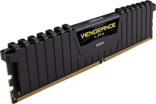 Модуль памяти DDR4 8GB Corsair CMK8GX4M1A2666C16 Vengeance LPX Black PC4-21300 2666MHz CL16 1.2V XMP Радиатор RTL