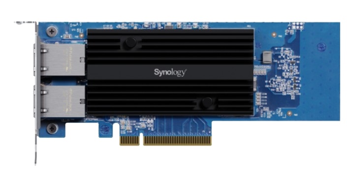 Сетевая карта Synology E10G30-T2 2x10 Gbps/1 Gbps, PCIe 3.0x8 sa80 2x10 мм