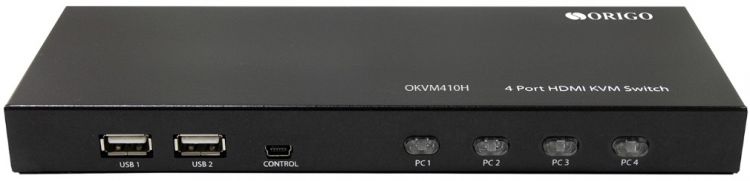 Переключатель KVM ORIGO OKVM410H/A1A 4-портовый с портами HDMI и USB