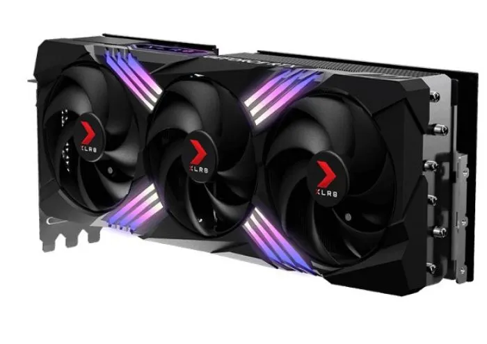 фото PNY GeForce RTX 4070 Ti SUPER XLR8 Gaming VERTO Triple Fan OC