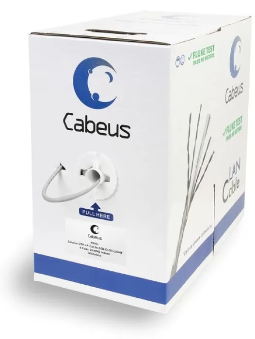 фото Cabeus UTP-4P-Cat.5e-SOLID-GY-LIGHT