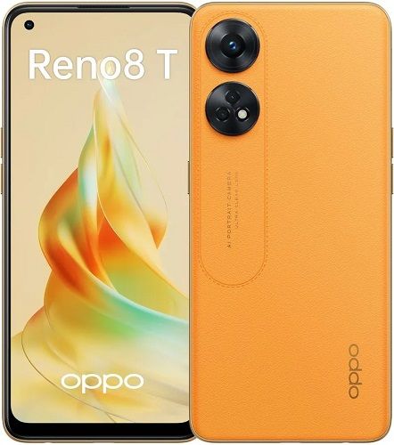 Смартфон OPPO RENO 8T 8/128GB CPH2481 (8+128) ORANGE оранжевый, цвет 16.7 CPH2481 (8+128) ORANGE MediaTek Helio G99 - фото 1